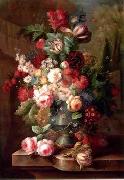Floral, beautiful classical still life of flowers.066 unknow artist
